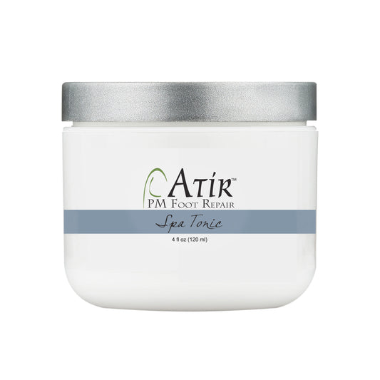 Jar of Spa Tonic scented PM Foot Repair Cream