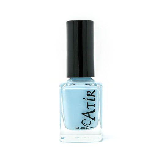 ATiR Bubble Tea non-toxic vegan baby blue nail polish in bottle