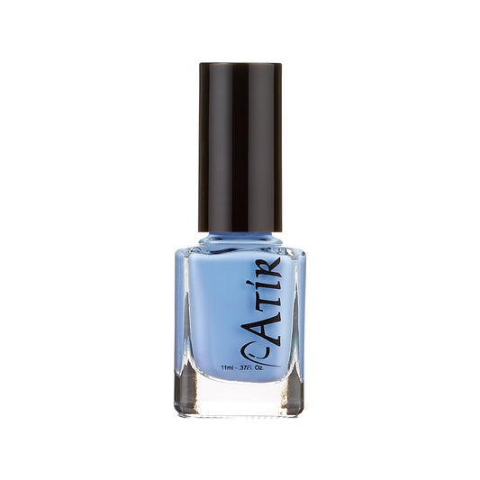 ATiR Fleurs Bleues nail polish – light periwinkle blue cream finish