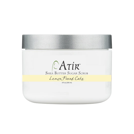 Shea Butter Sugar Scrub in Lemon Pound Cake Scent