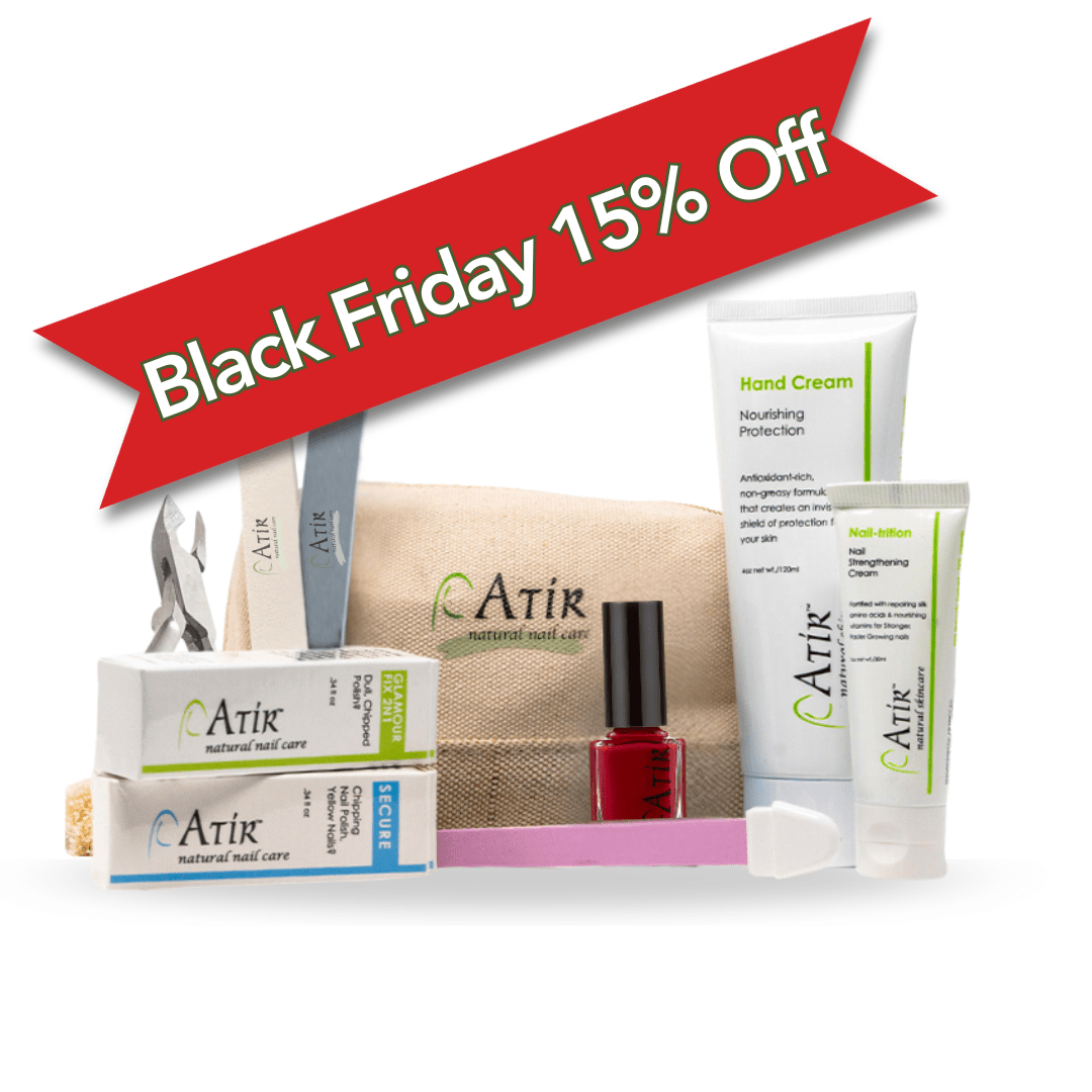 Deluxe Natural Nail Care Kit | Complete 4-Part At-Home Manicure System