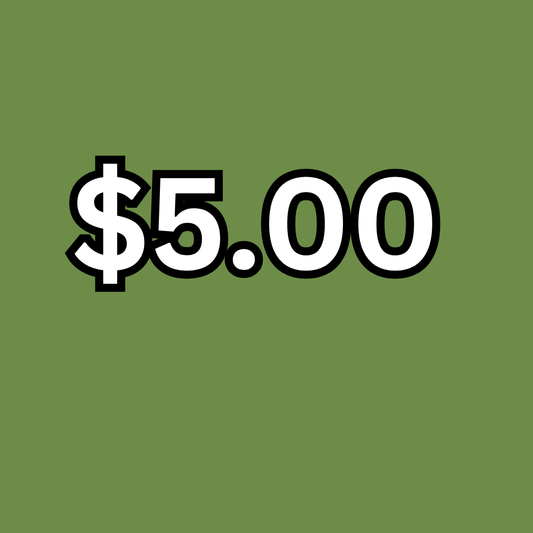 Gift Card Redemption $5.00