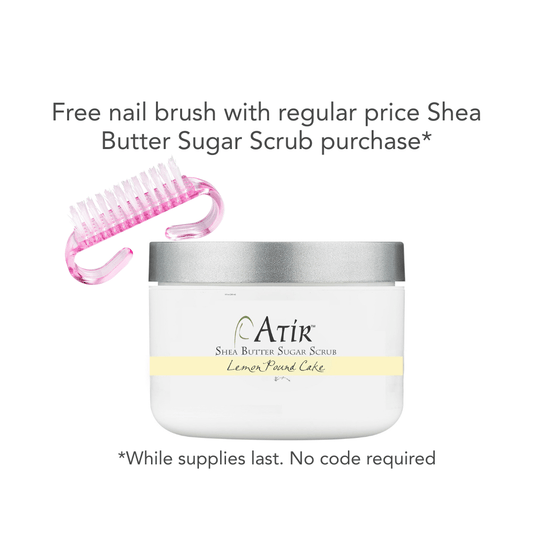 sugar scrub + free nail brush